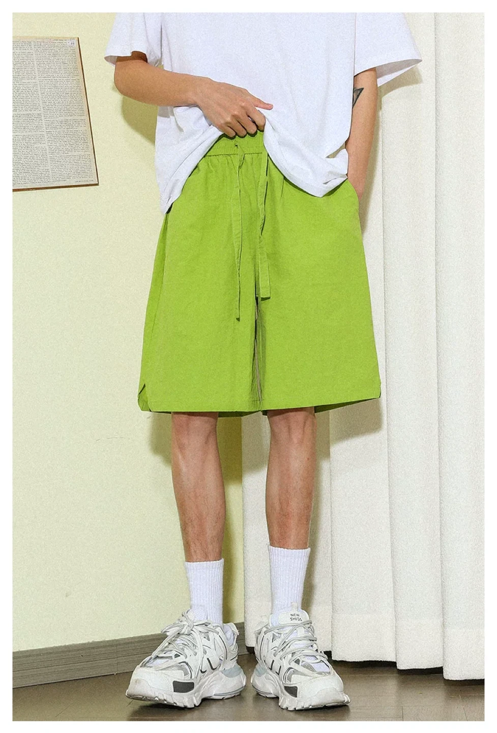 Lightweight Drawstring Shorts - photo 5