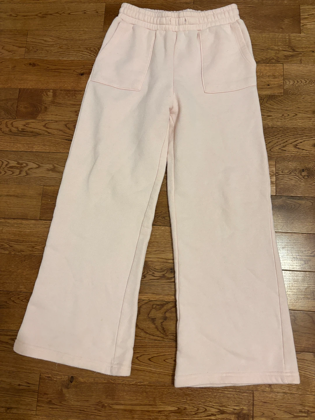 Pink Wide Leg Sweatpants