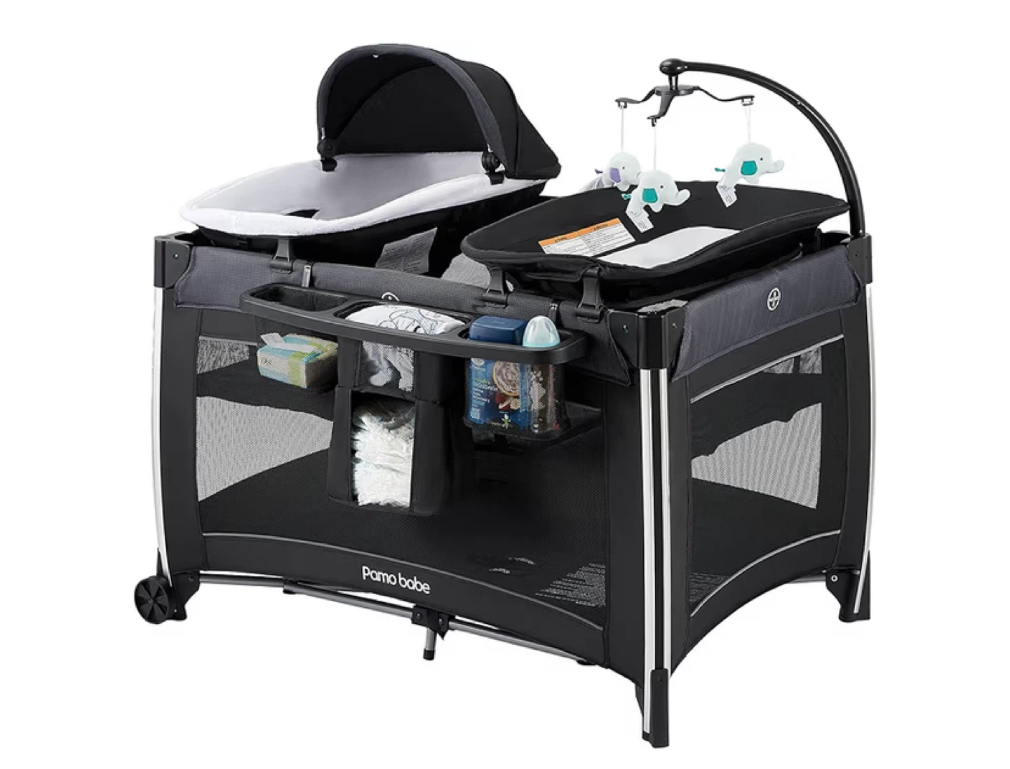 Pamo Babe Playard with Bassinet and Changing Station