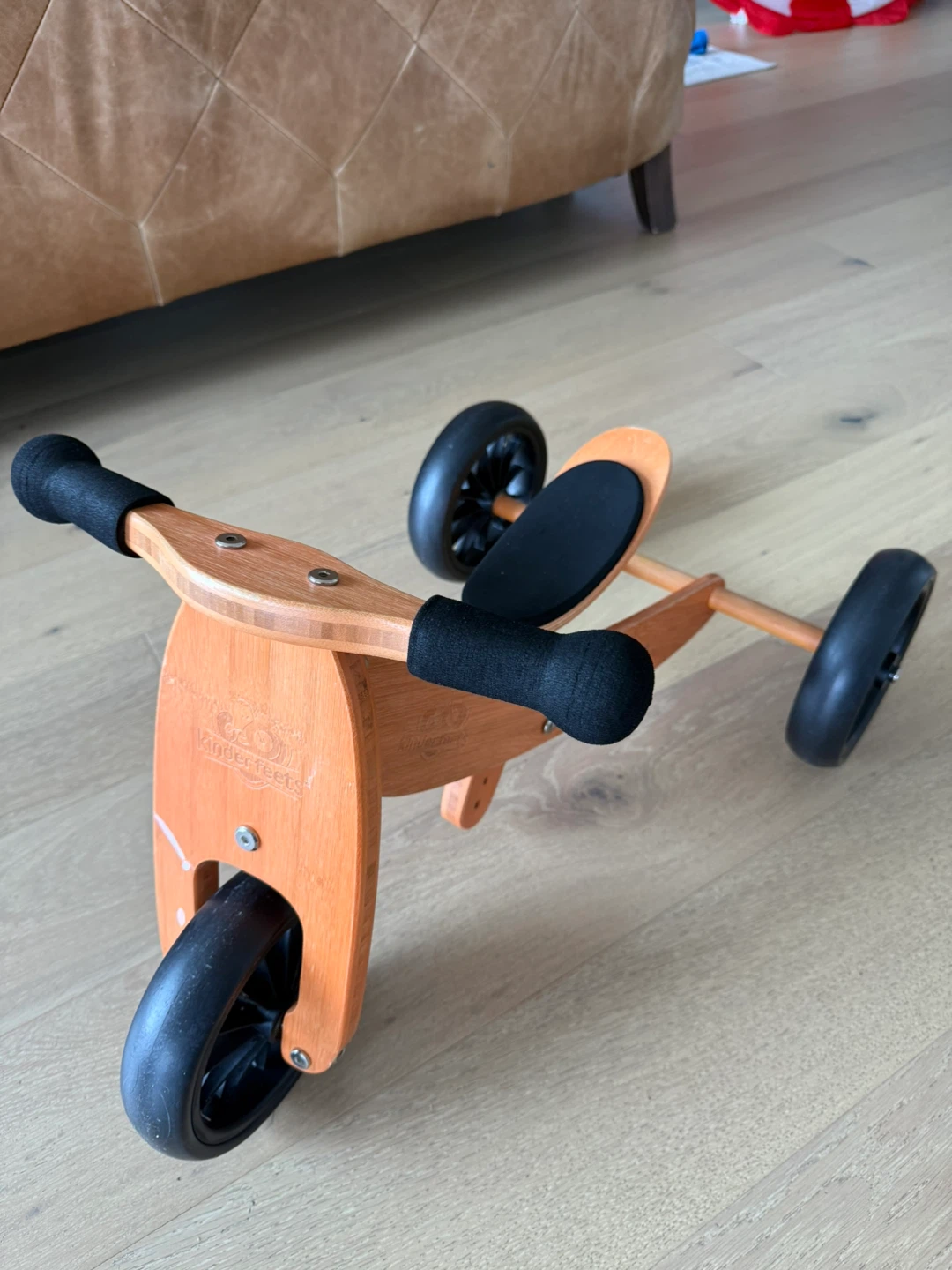 Kinderfeets Tiny Tot Plus Balance Bike Bamboo - photo 2
