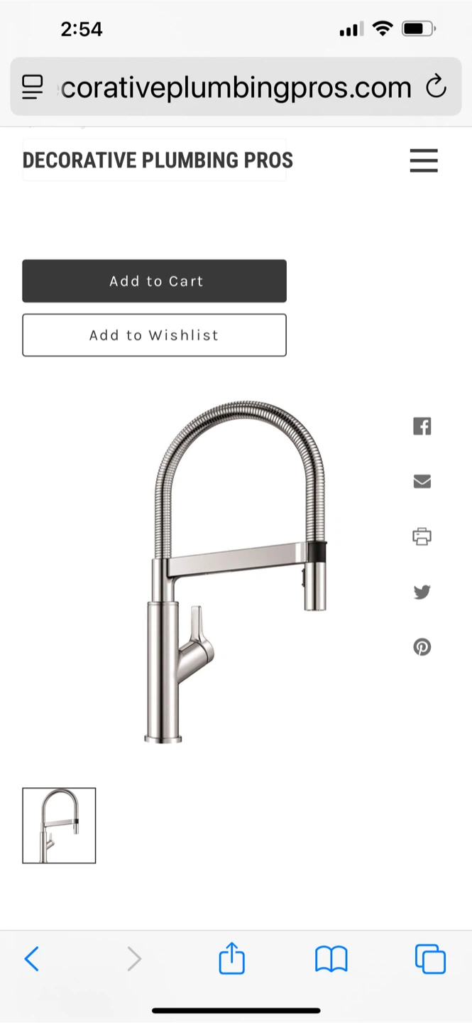 BLANCO Semi-Pro Sensor Battery Solenta Senso Faucet - Chrome - photo 2
