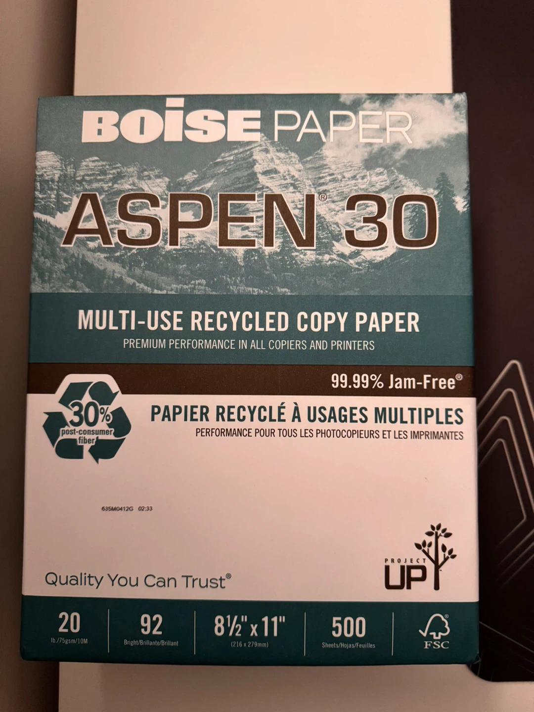 Boise Paper 30% Recycled Multi-Use Copy Paper