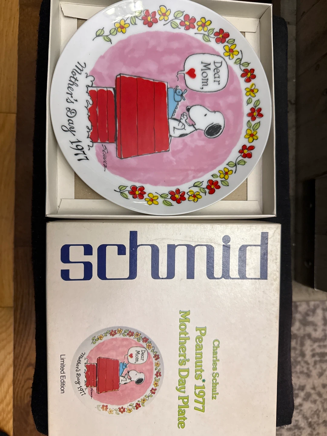 1977 Peanuts Mother's Day Plate - Snoopy - photo 5