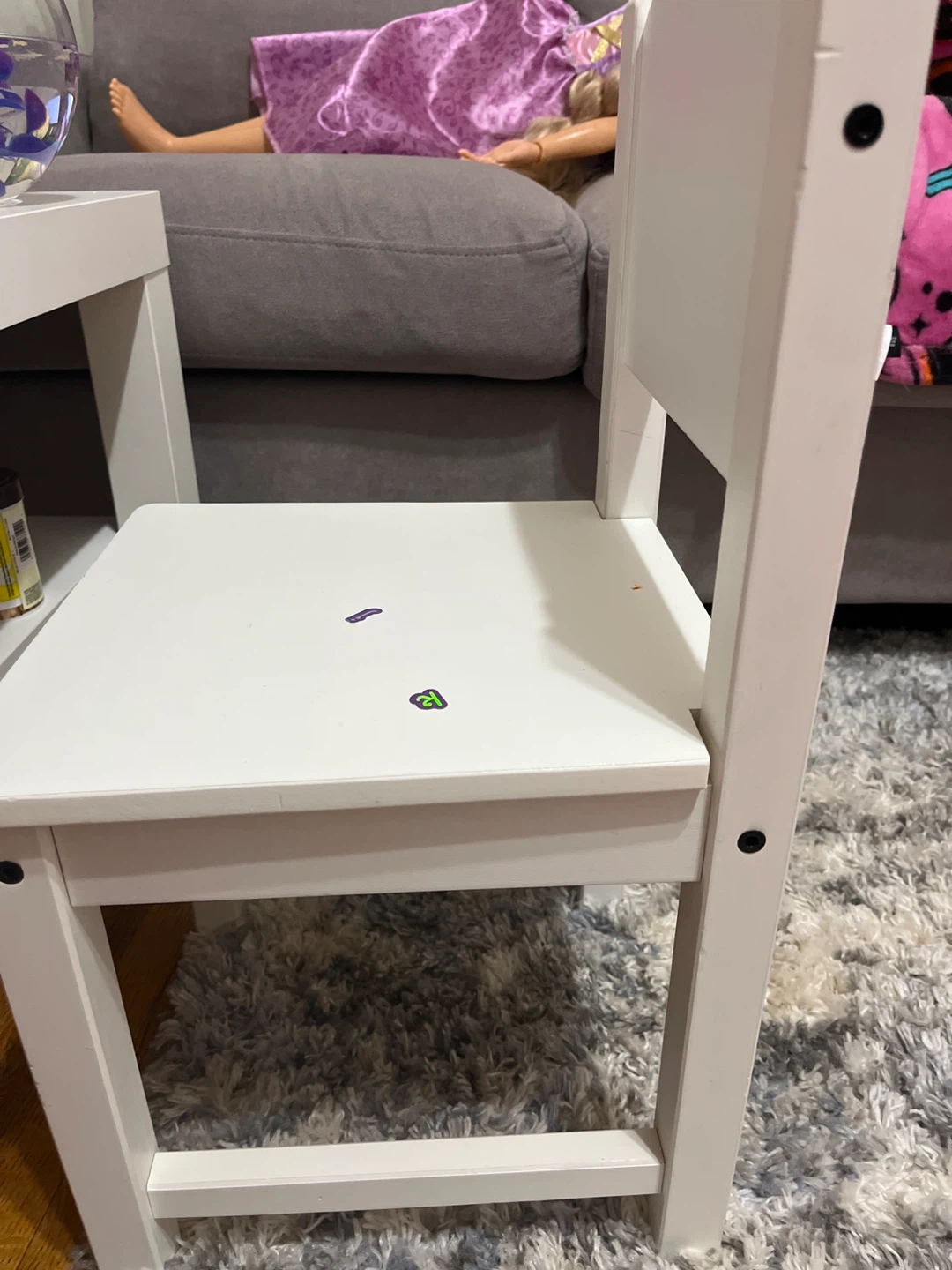 White Kids Chair