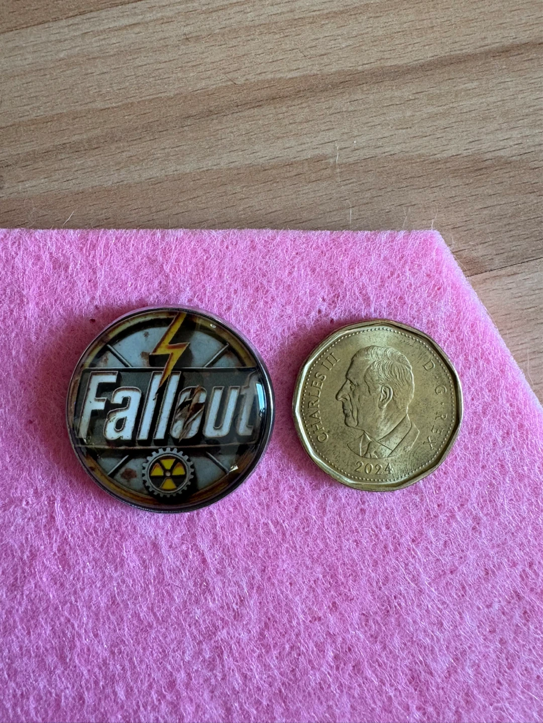 Fallout Pin $10 firm - photo 3
