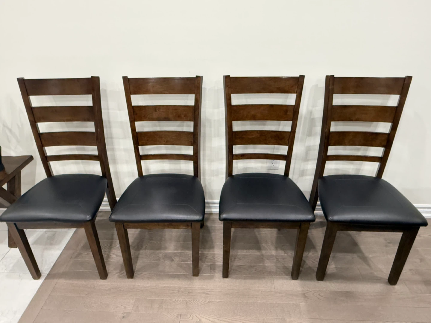 Solid Wood 6-Piece Dining Set – Table, 4 Chairs, & Bench - photo 5