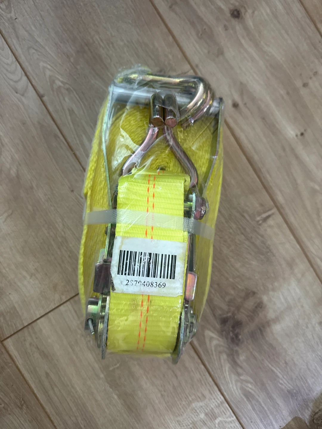 Yellow Ratchet Tie Down Strap