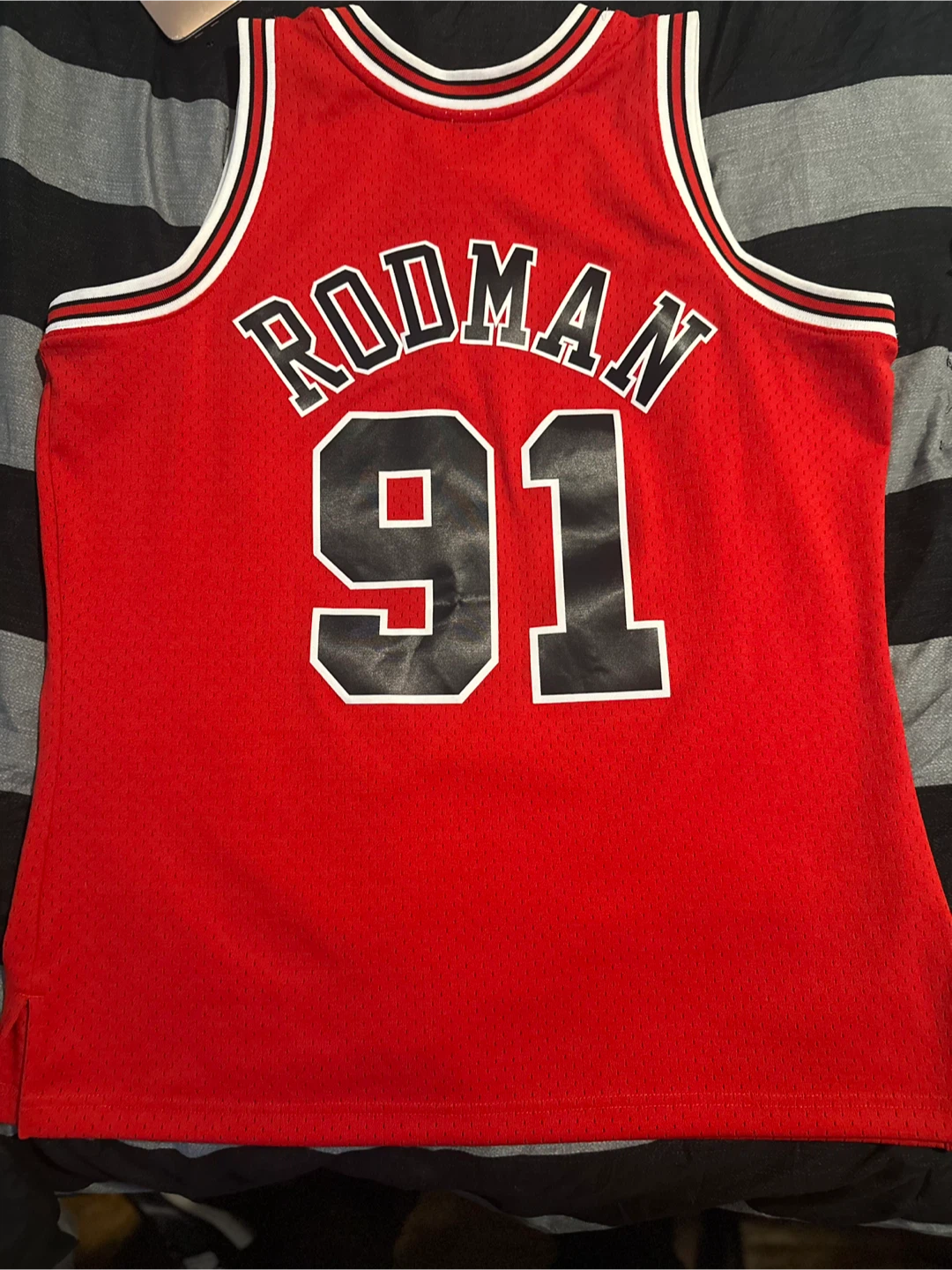 Mitchell & Ness Dennis Rodman  Bulls Hardwood Classics Jersey L - photo 2