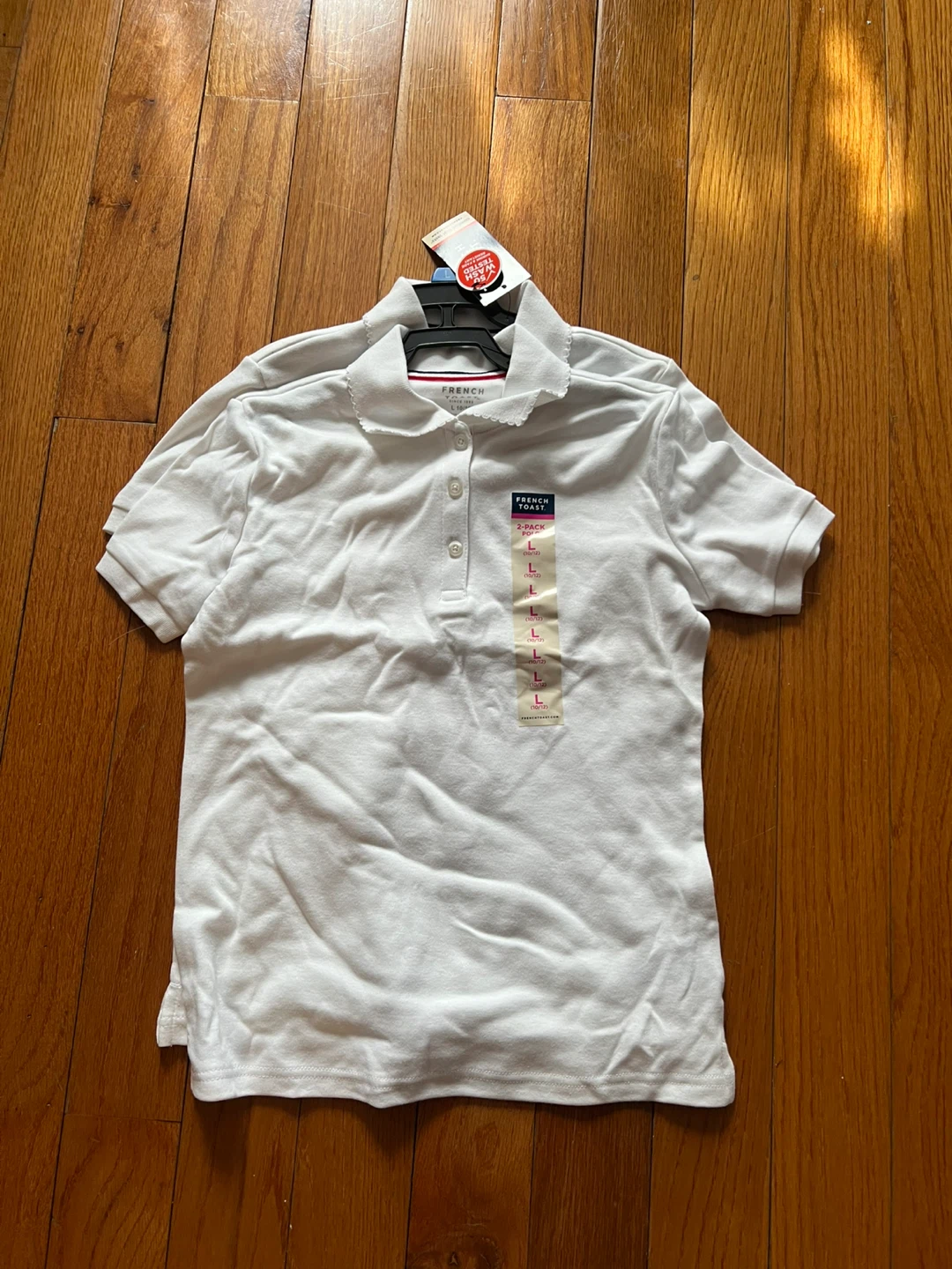 French Toast Boys Polo Shirts - Navy & White - Size Medium - photo 3