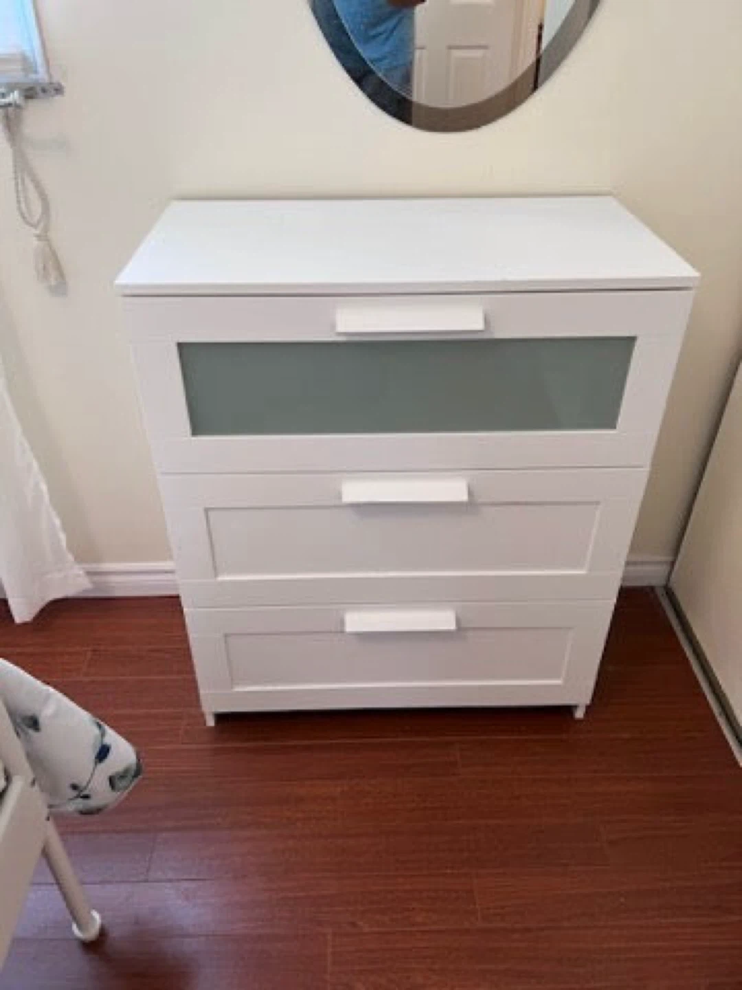 Ikea Brimnes White 3-Drawer Dresser