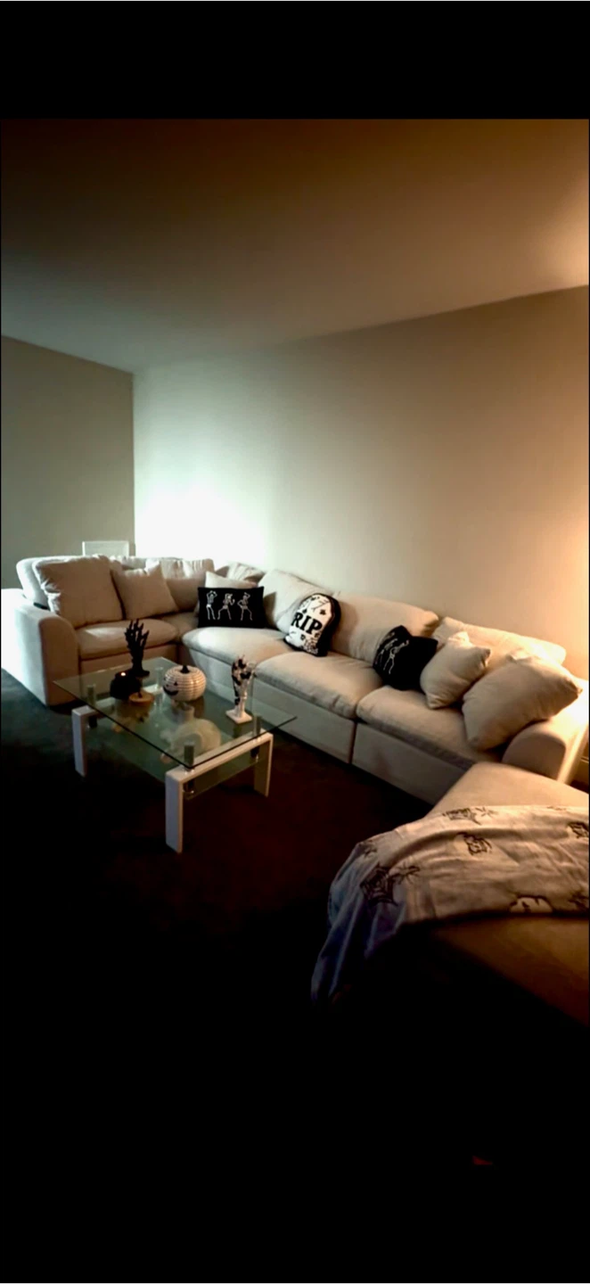 Large Sectional Sofa with Chaise