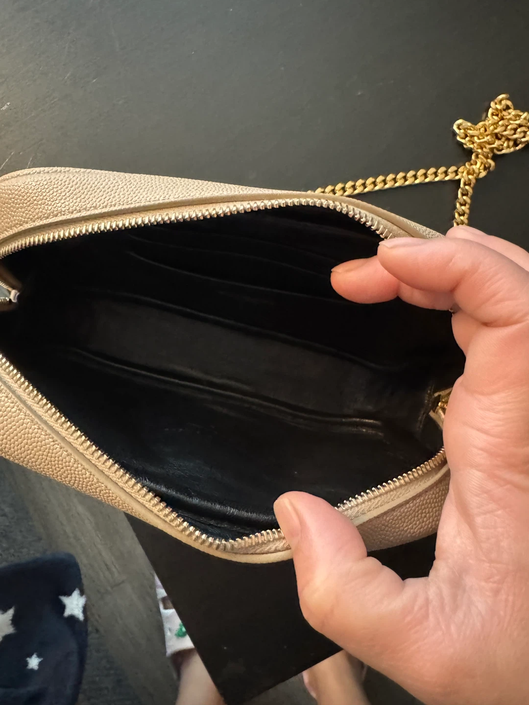 Saint Laurent Lou Camera Bag - Beige Leather - photo 3
