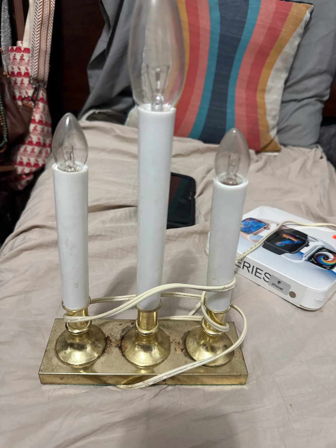3 Light Electric Candle Lamp