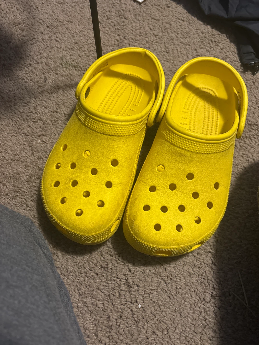 Yellow Crocs Clogs