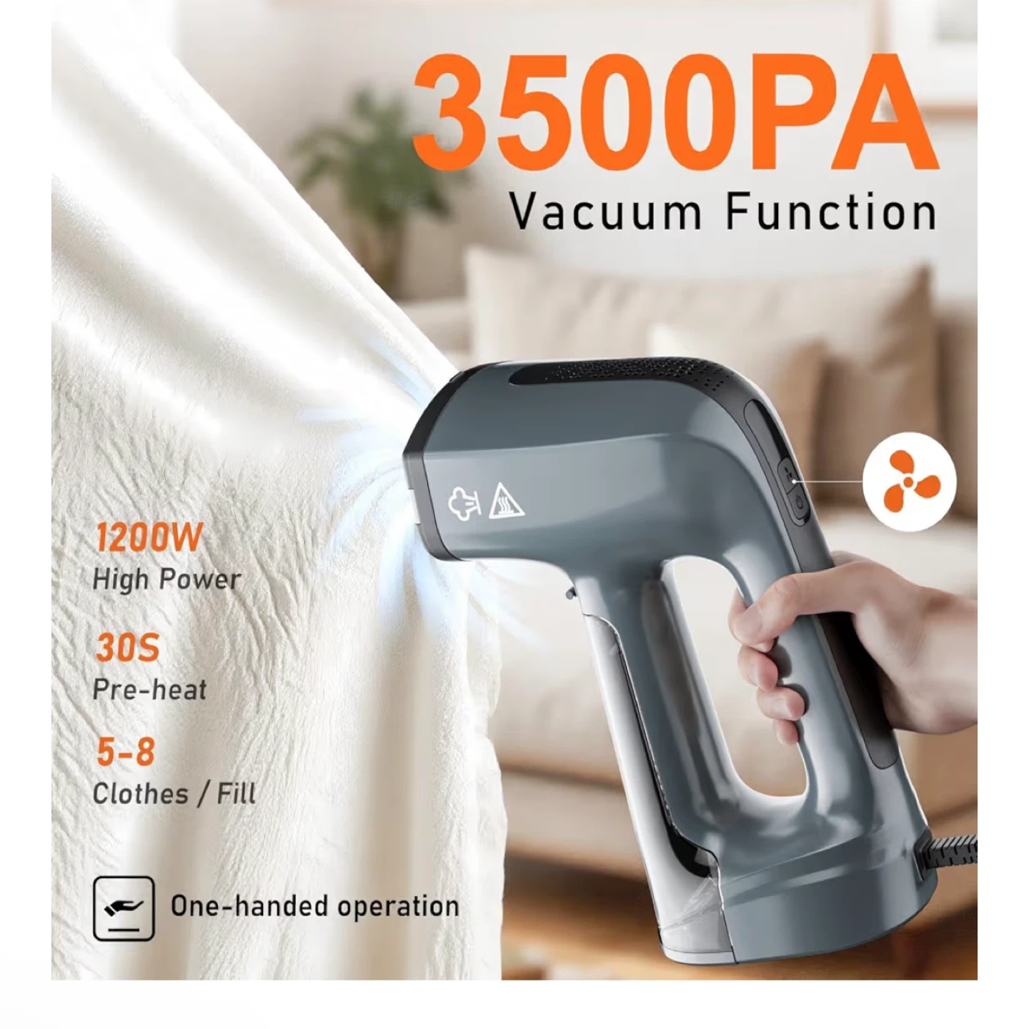 2-in-1 Vacuum Steamer - photo 2