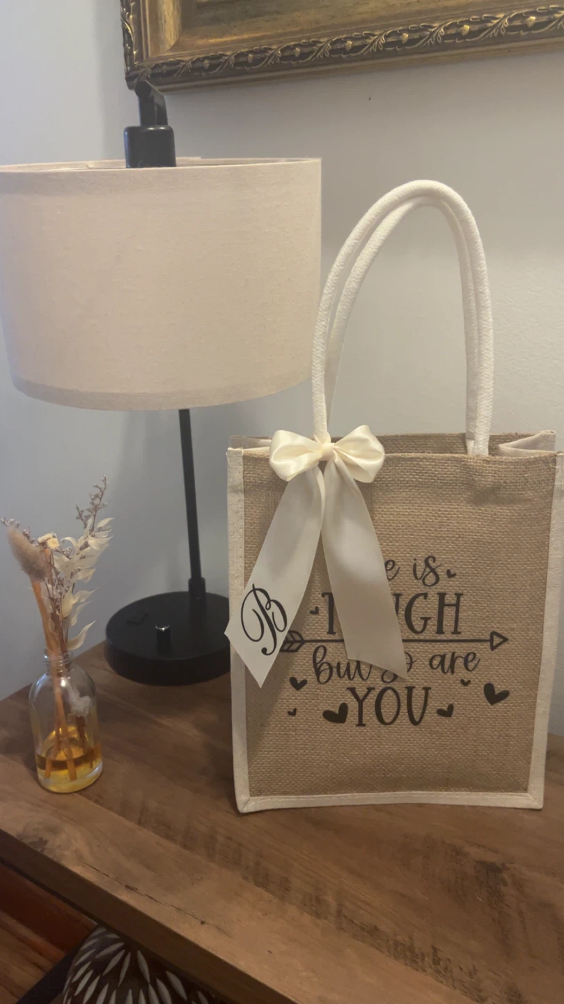 Jute Tote Bags with Various Designs