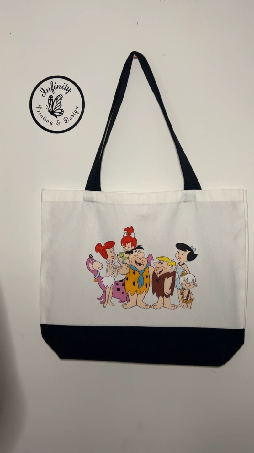 Winnie the Pooh & Flintstones Tote Bag Set