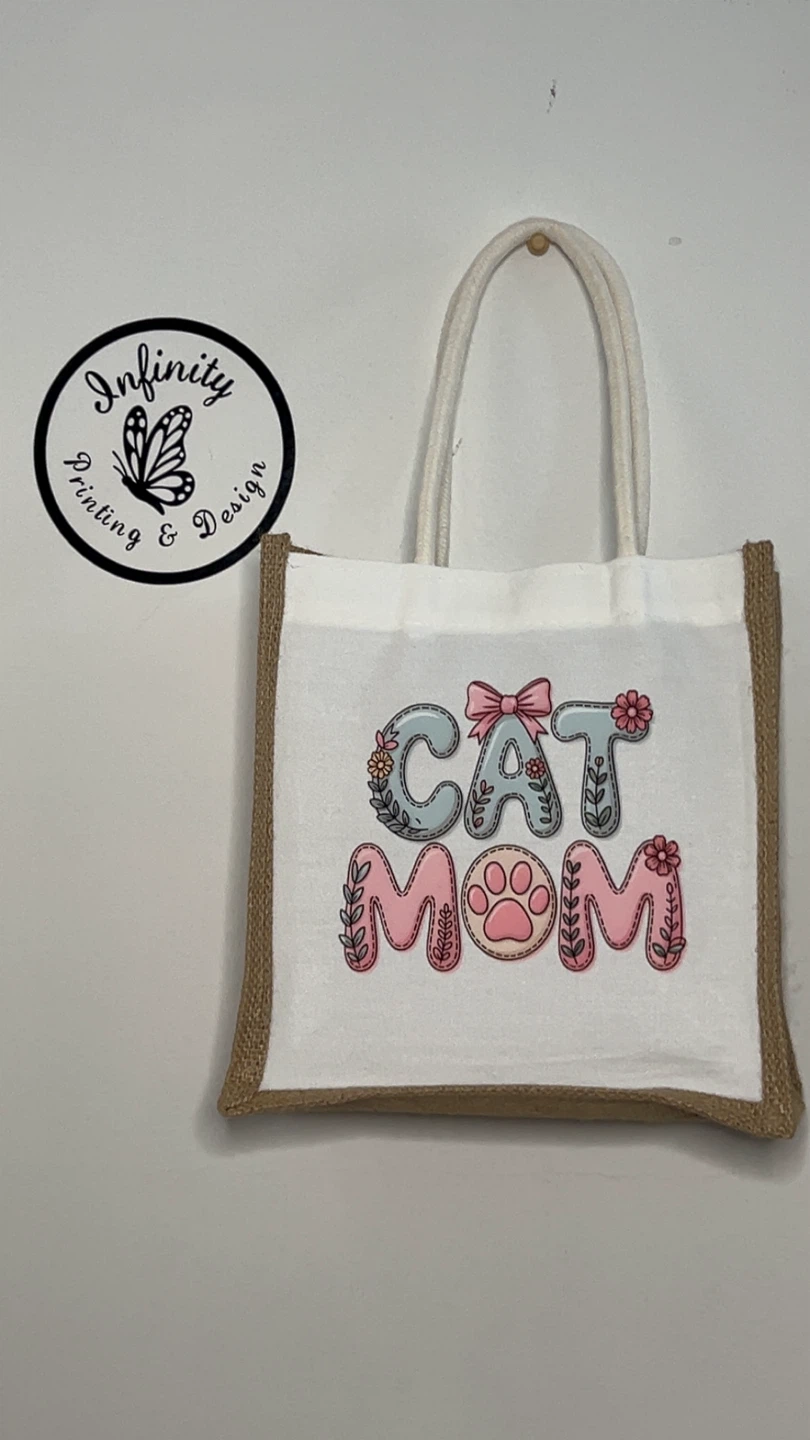 Jute Tote Bag with Various Designs - photo 2