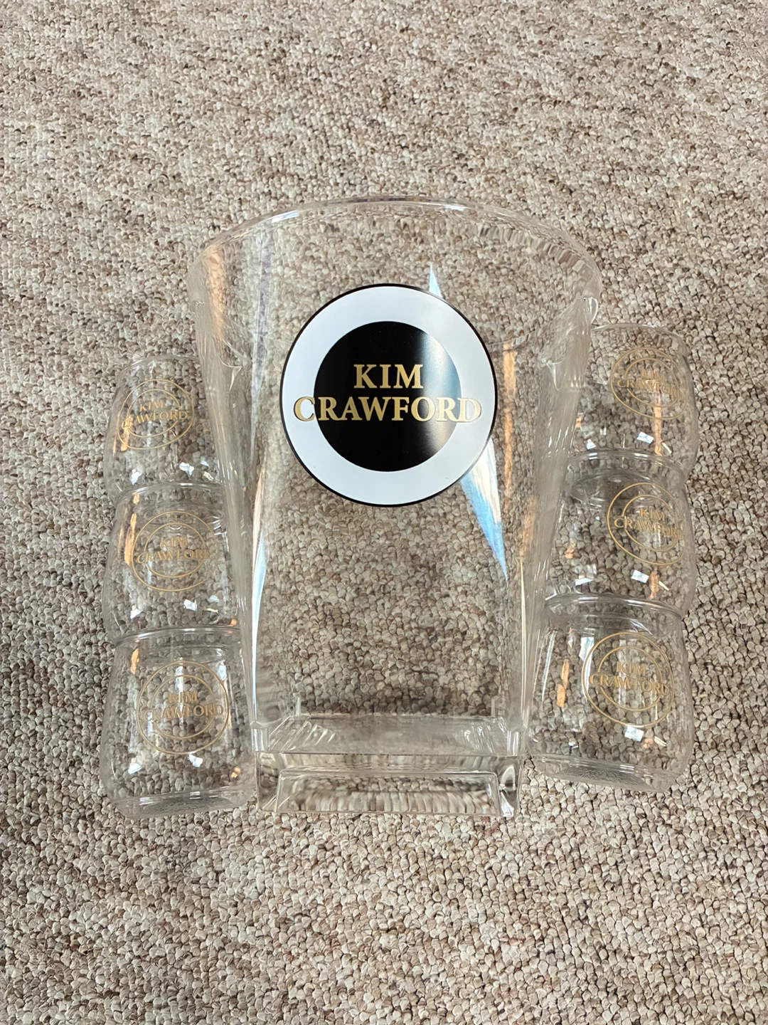 🥕FREE Plastic Ice Bucket and 6 Cup Set