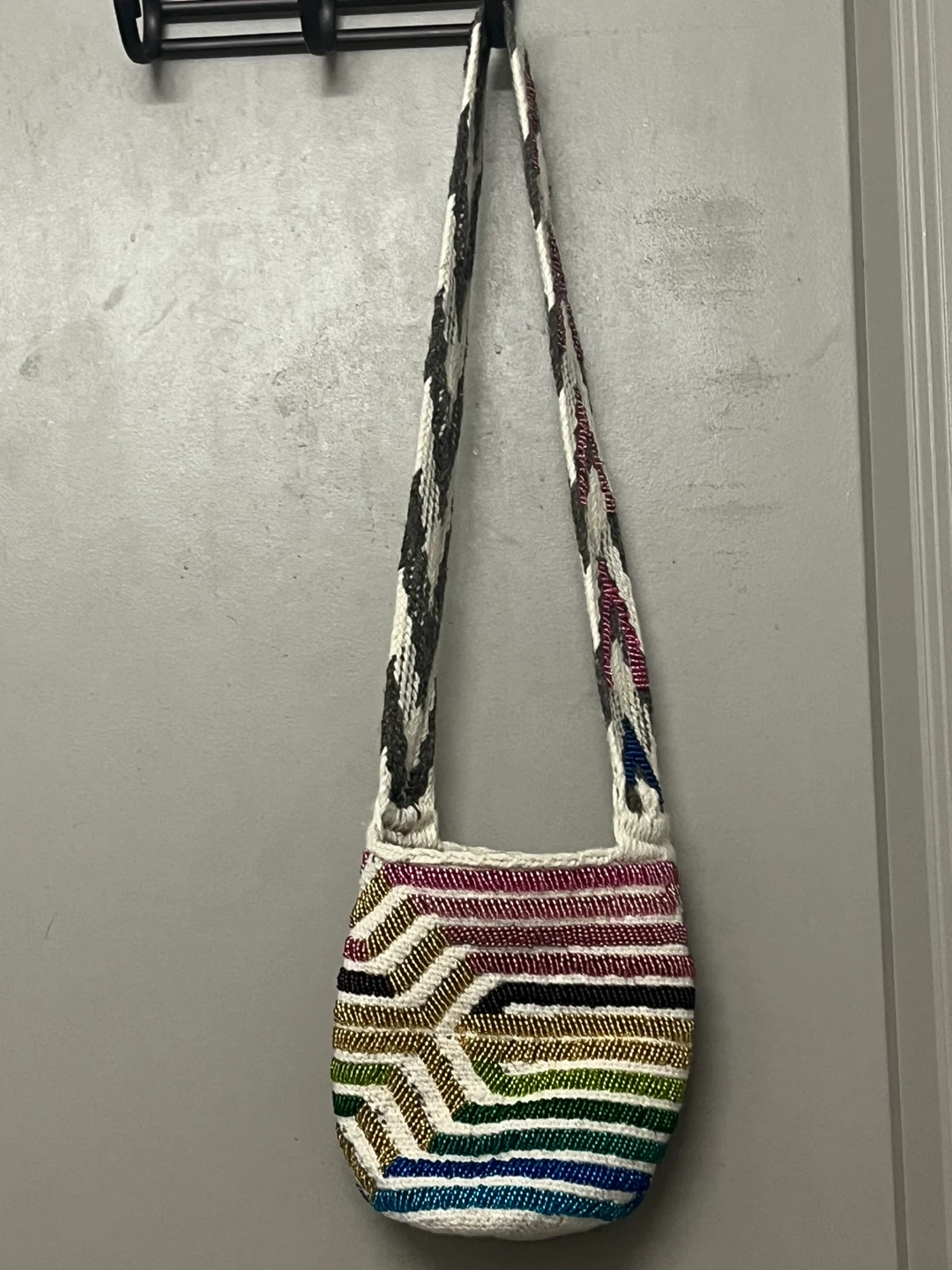 Godiva Beaded Wayuu Mochila Arhuaca Bag - photo 4