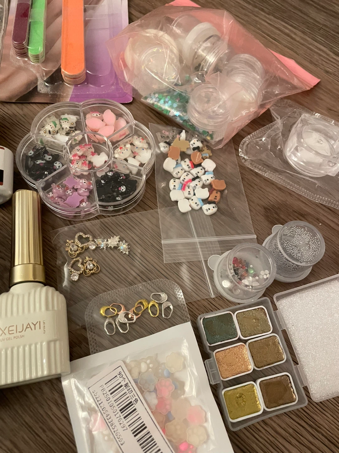Nail Art Supplies Lot - Gel Polish, Extension Tips, charms - photo 4