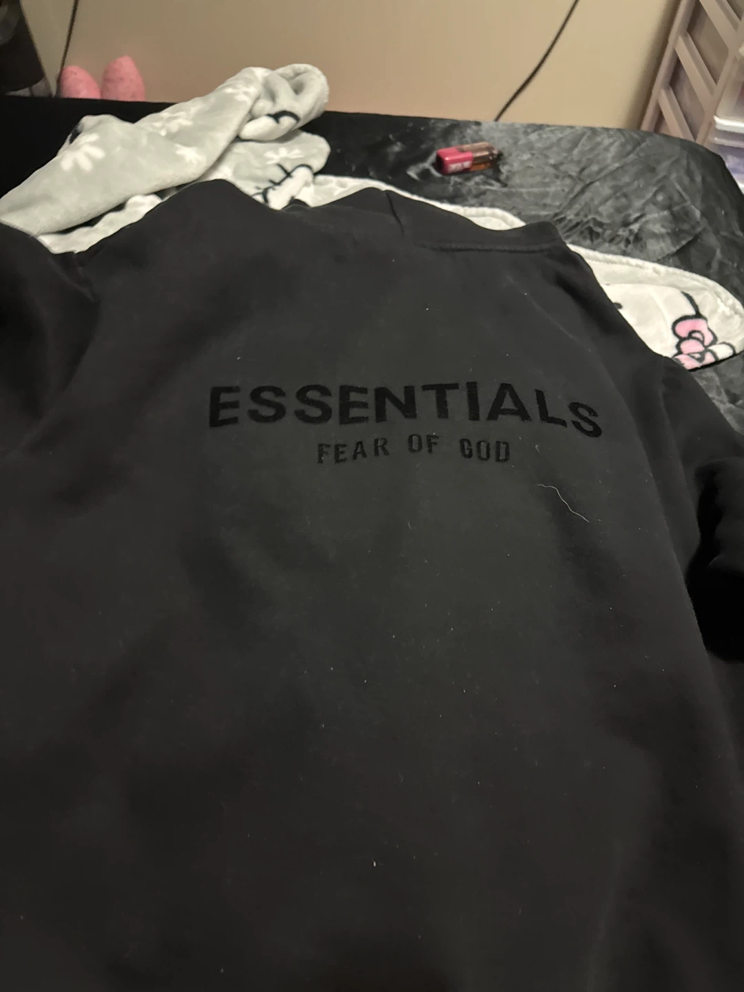 Black Essentials Fear of God hoodie - photo 2