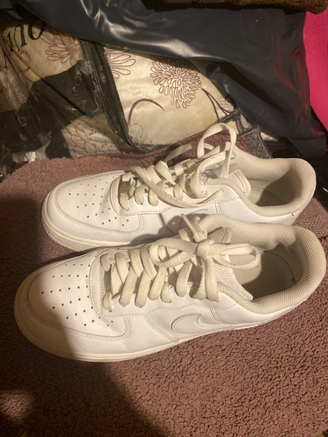 White Nike Air Force 1 Sneakers
