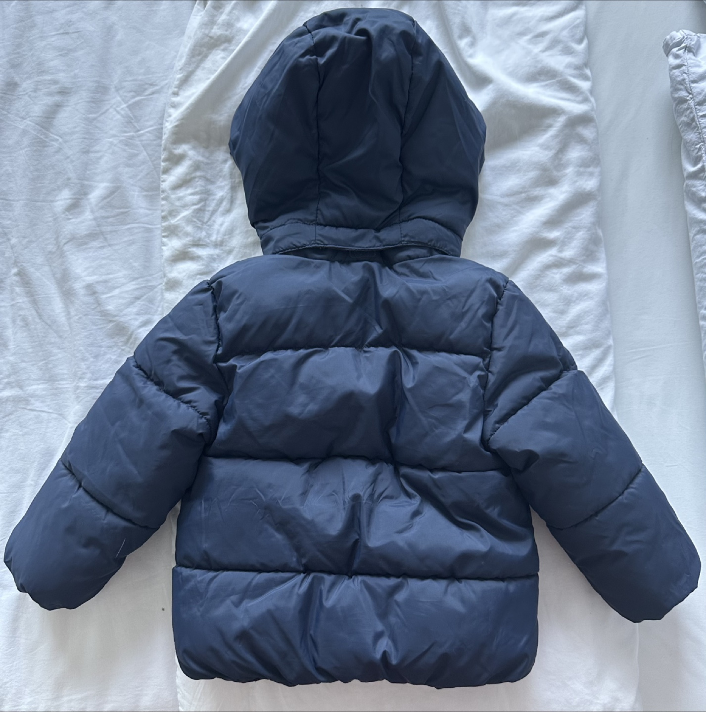 H&M Navy Blue Puffer Jacket with Fleece Lining - photo 2