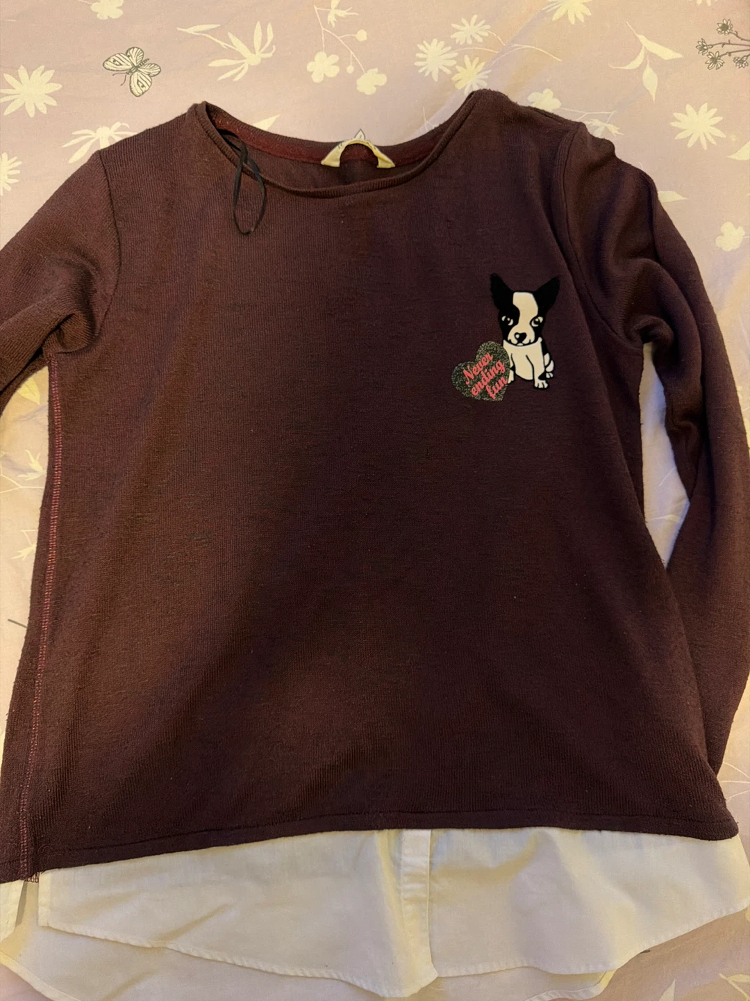 H&M Burgundy Sweater