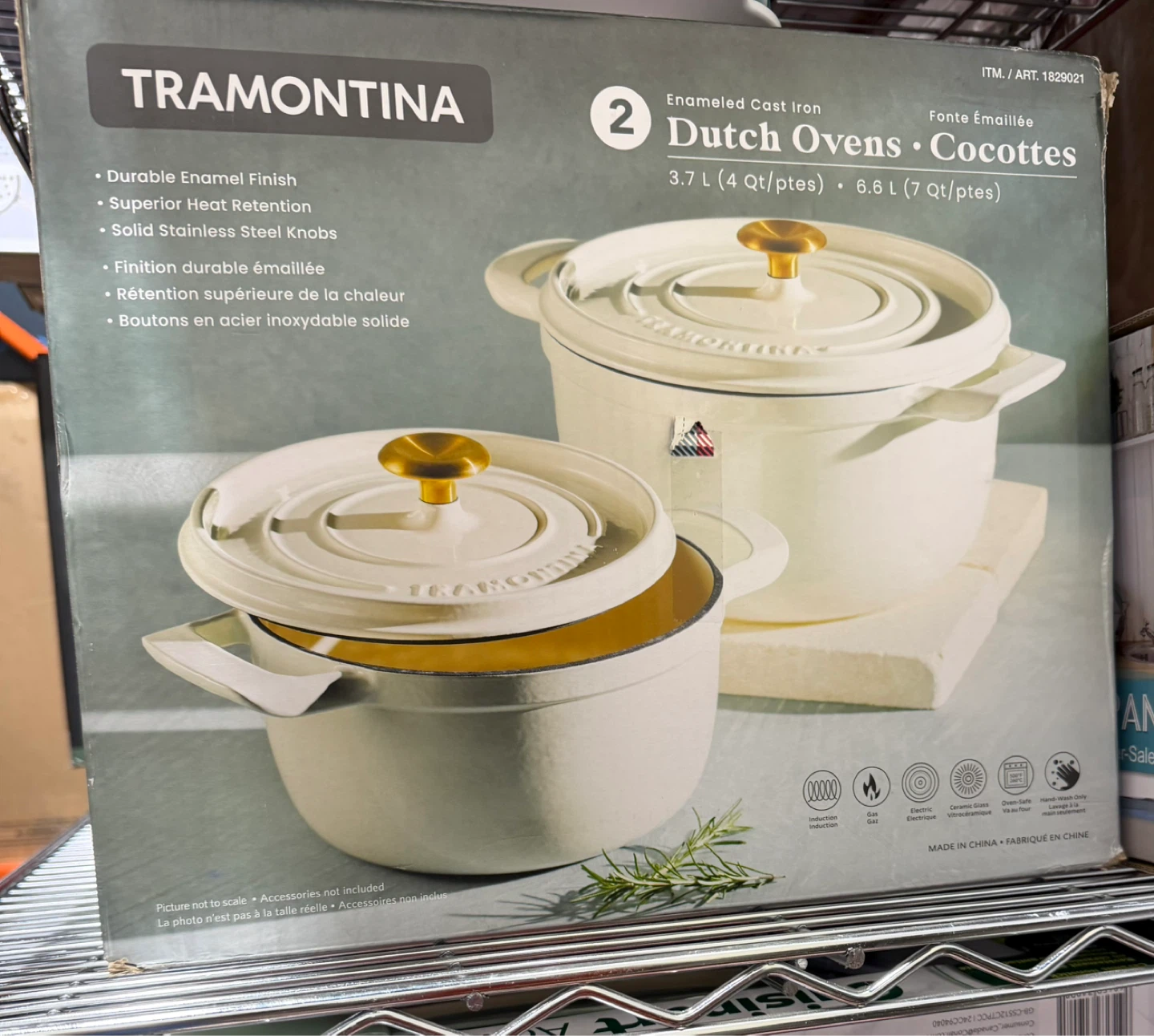 Tramontina Enameled Cast Iron Dutch Ovens (2-Piece Set)