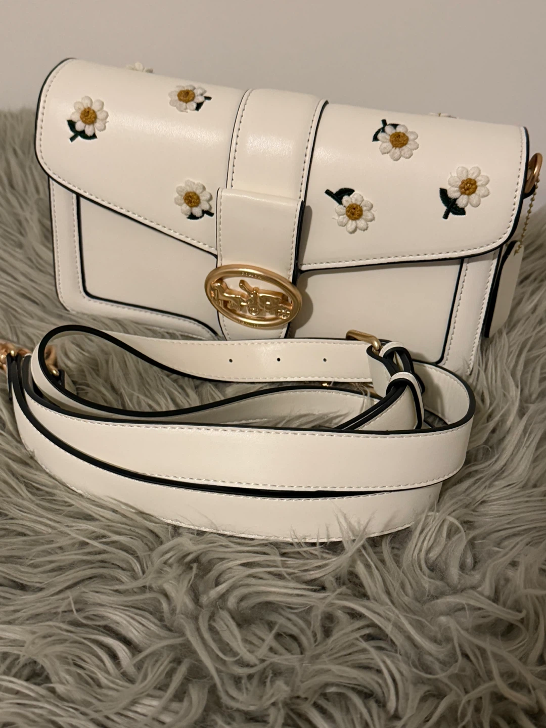 Coach White Leather Daisy Shoulder Bag - photo 4