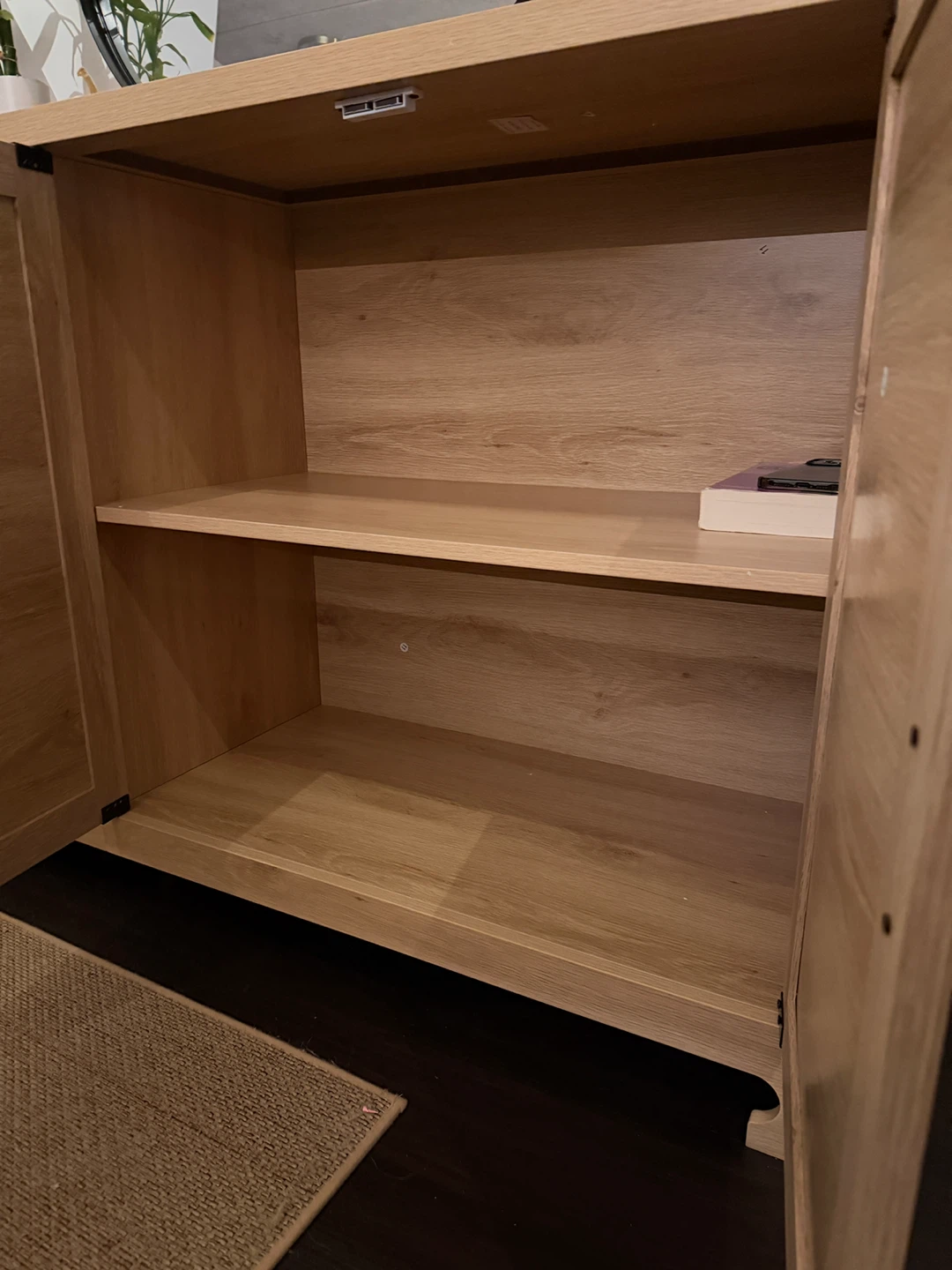 Wooden Cabinet with Cane Doors - photo 3
