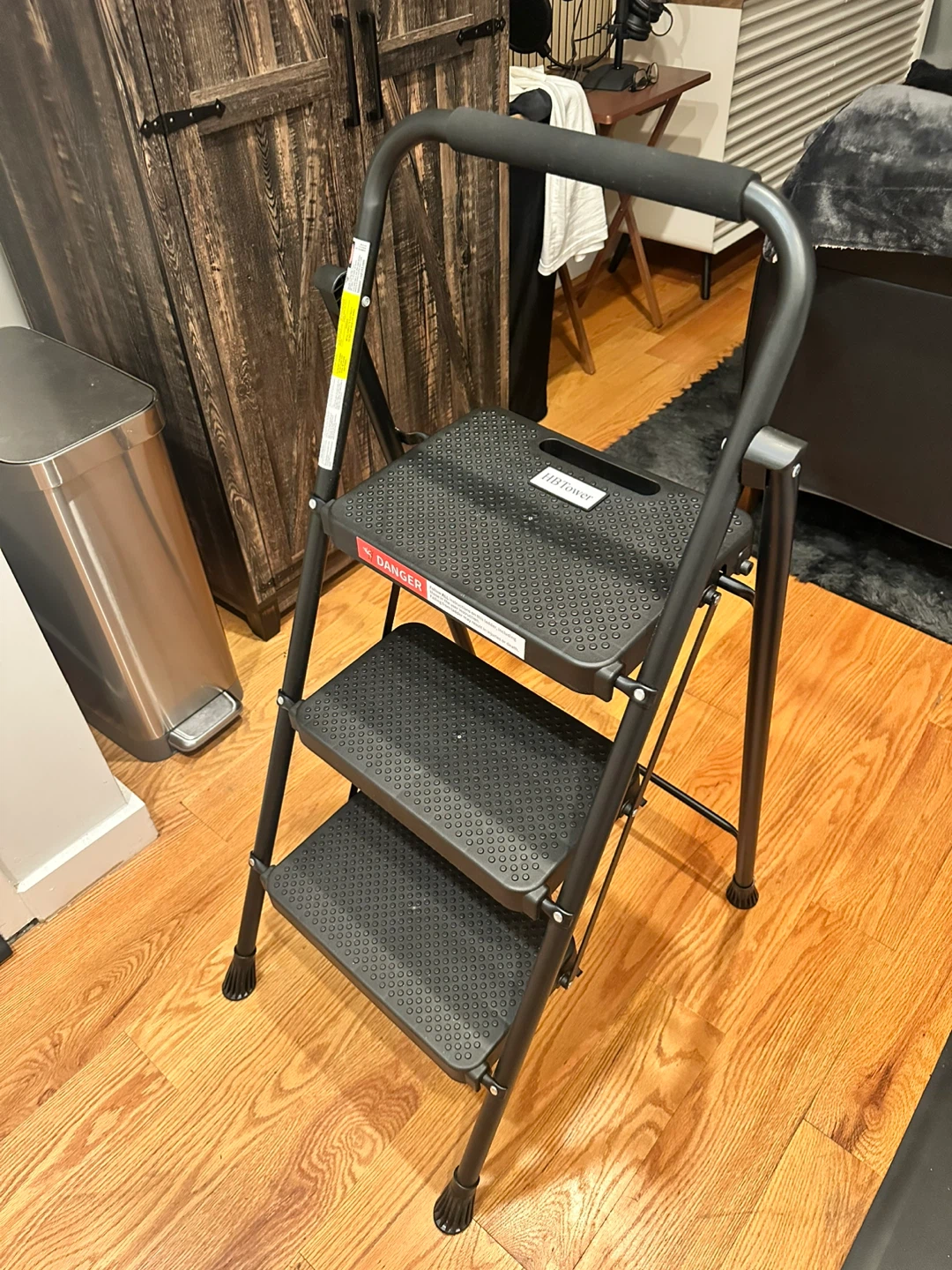 HB Tower 3-Step Folding Ladder