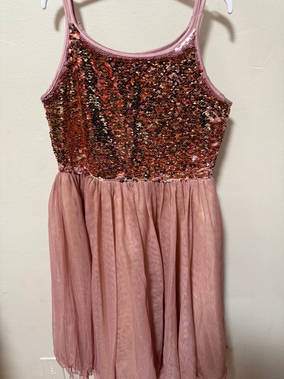 Justice Sequin Tulle Dress - Pink - photo 4