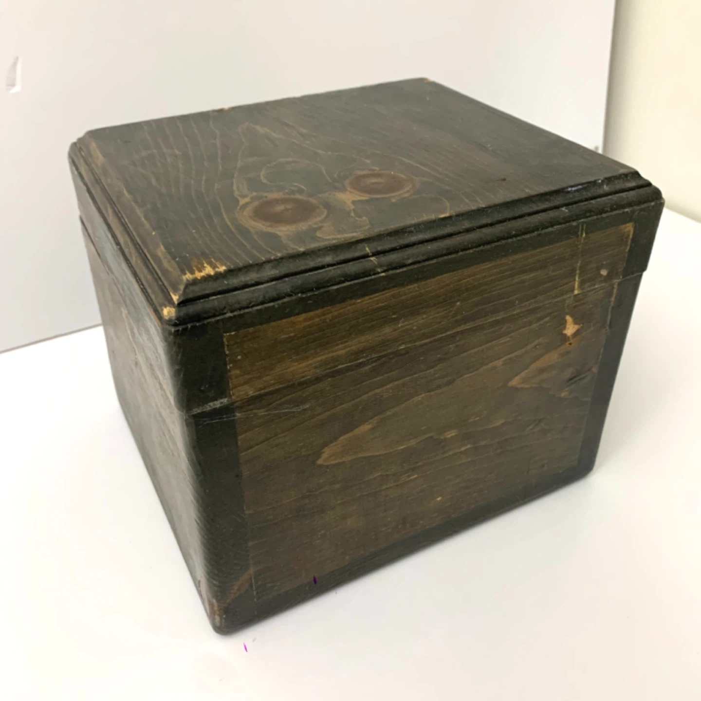 Wooden Trinket Box Decorative Storage Box Wood Keepsake Box - photo 2