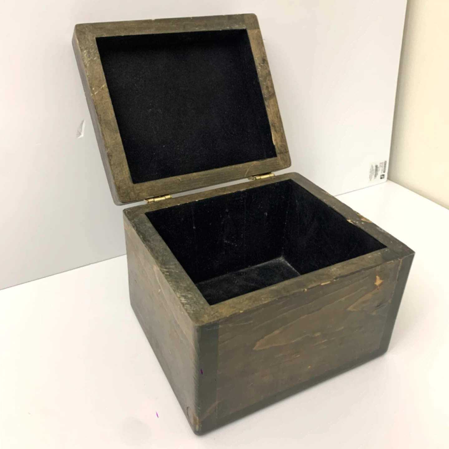 Wooden Trinket Box Decorative Storage Box Wood Keepsake Box