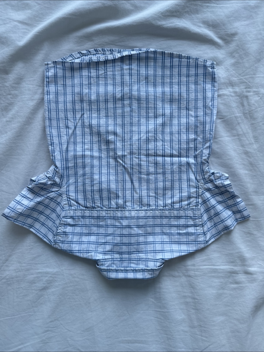 Mauri Up Plaid Button-Up Shirt and Denim Shorts Set - 18 Months - photo 5