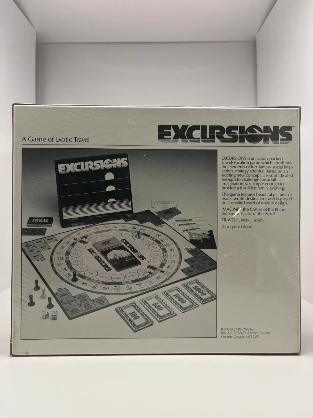 Excursions Board Game - A Game of Exotic Travel. Sealed New. - photo 2