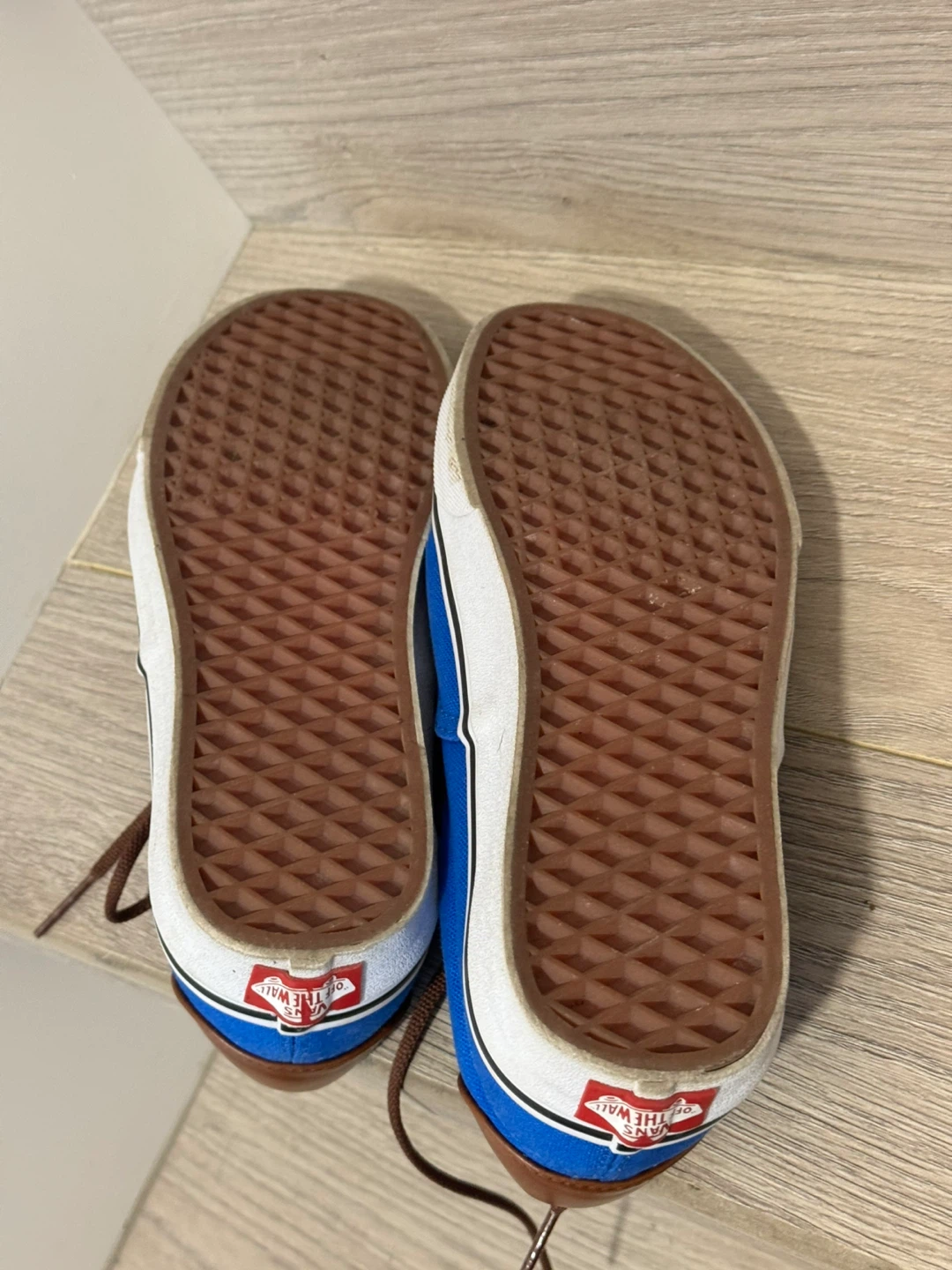 Vans Blue Canvas Shoes-Unisex style - photo 2