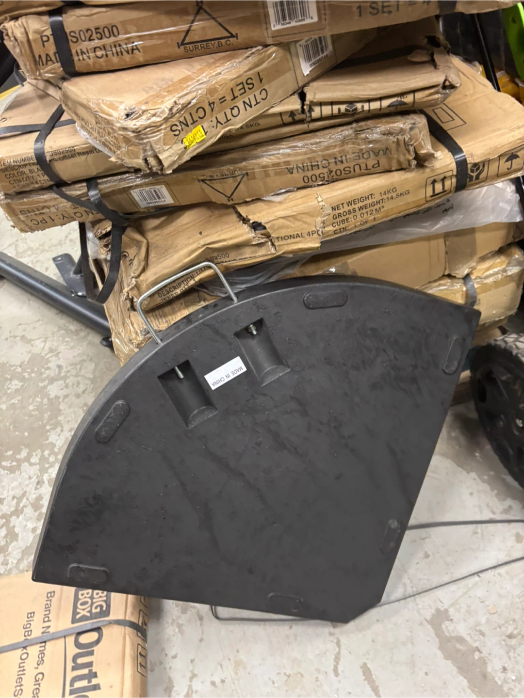 Black Umbrella Base Stand - photo 2