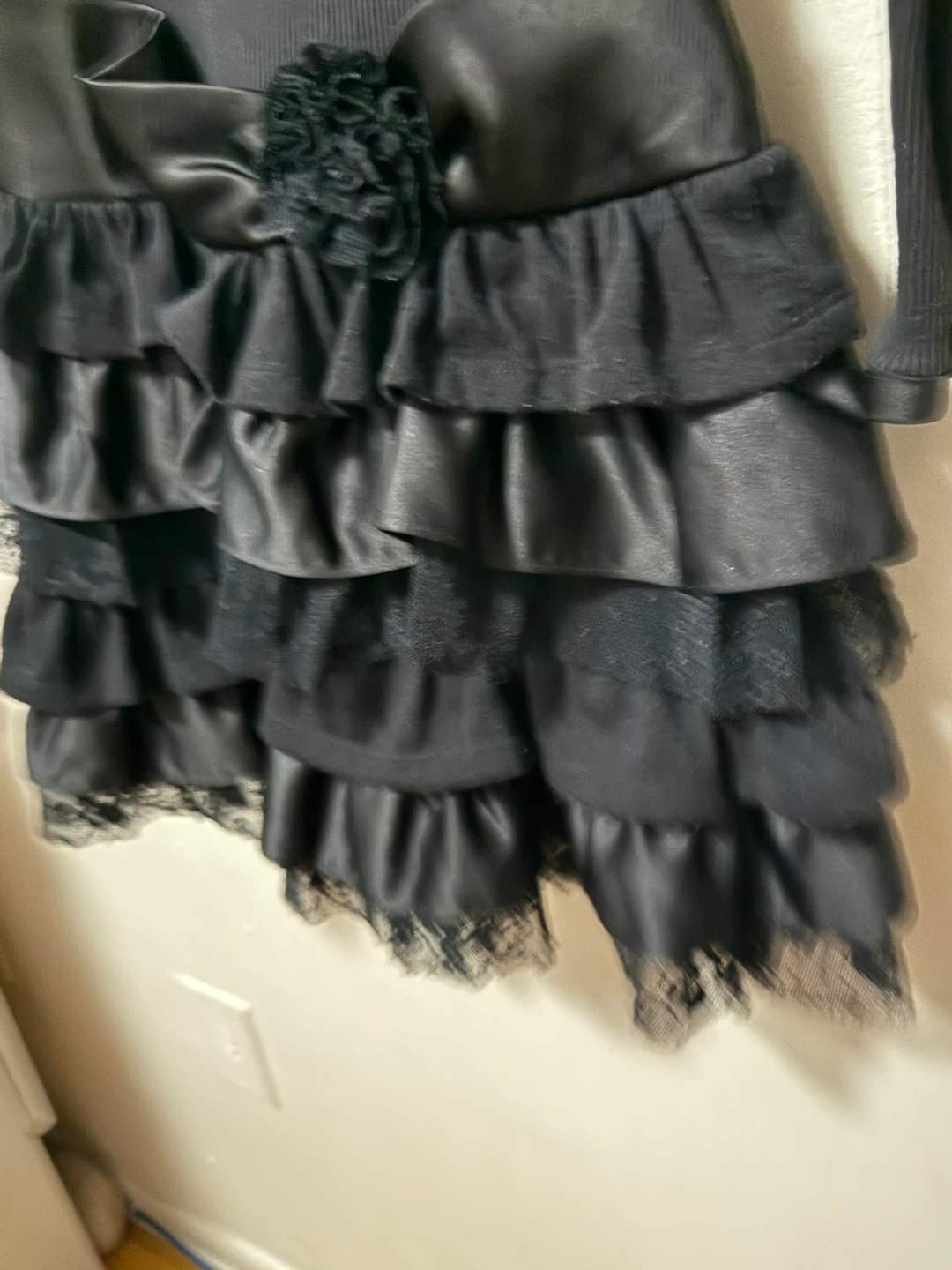 Newberry Black Ruffled Dress - Size 10 - photo 5