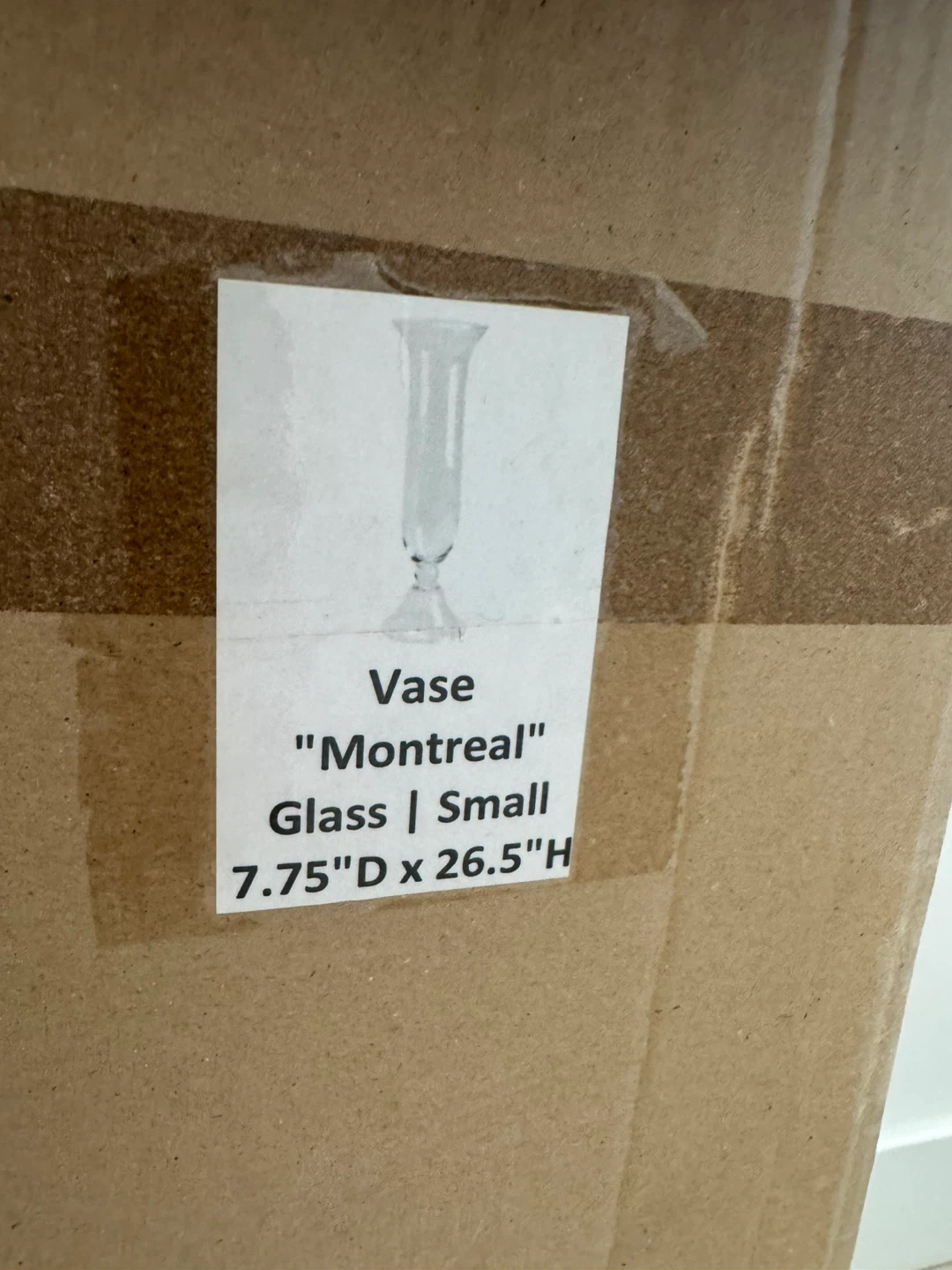 Glass "Montreal" Vase - photo 2