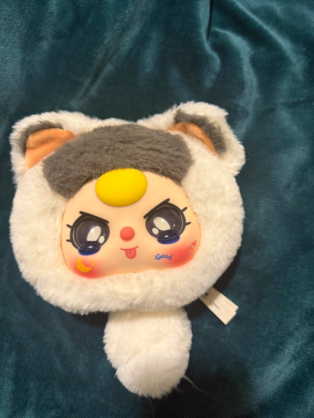 Baby Three Lucky Cat Zipper Bag Plush Series  SIAMESE CAT