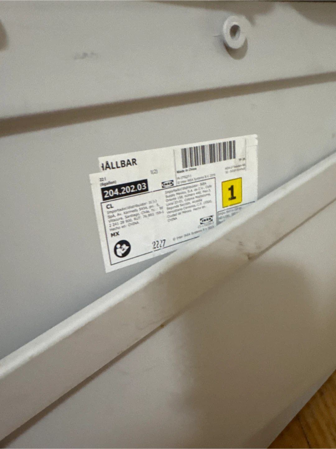 IKEA HALLBAR Waste Bin with ikea hallbar - photo 3