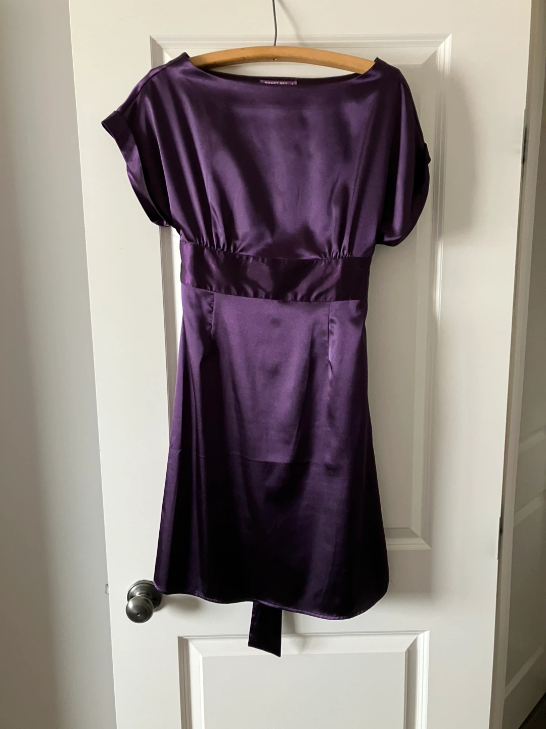 Smart Set Purple Satin Dress Size 9