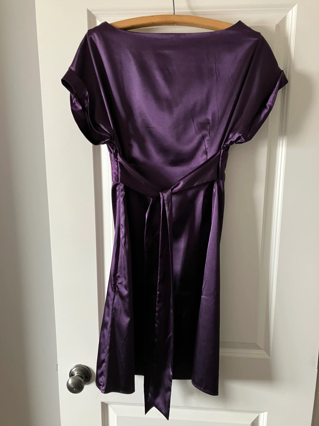 Smart Set Purple Satin Dress Size 9 - photo 2