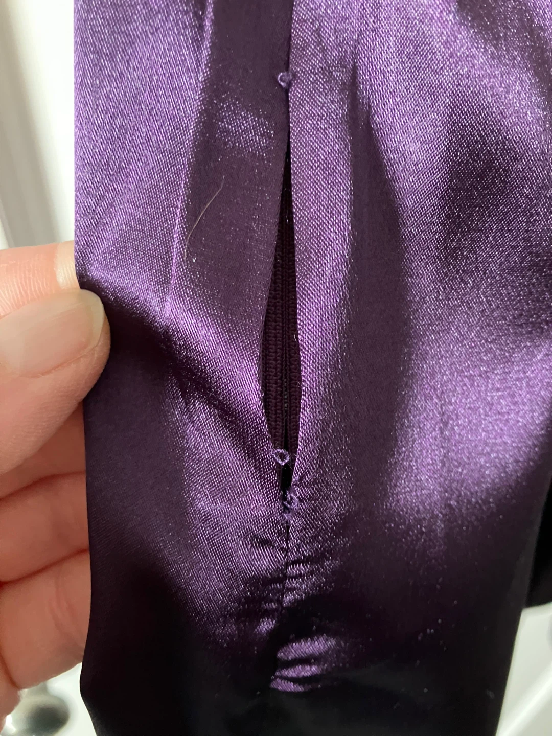 Smart Set Purple Satin Dress Size 9 - photo 4
