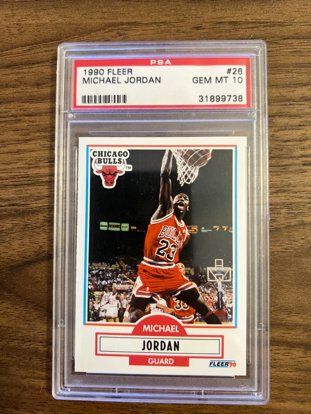 1990 Fleer Michael Jordan #26 GEM MT 10 Card