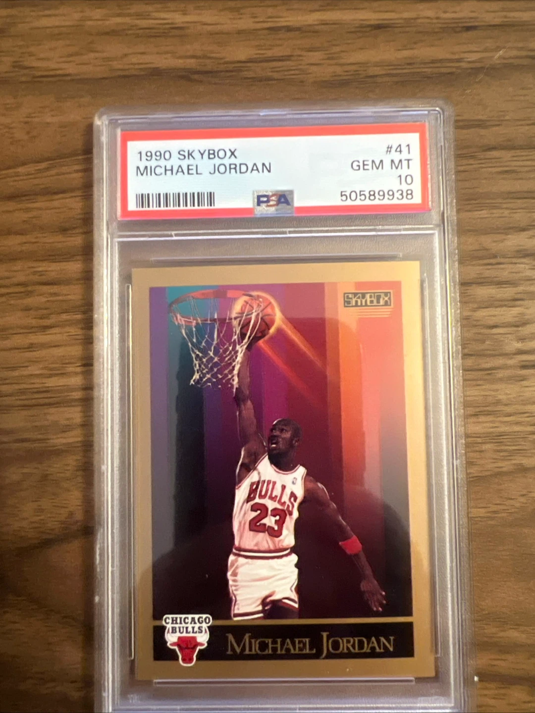 1990 Skybox Michael Jordan Trading Card #41 GEM MT 10
