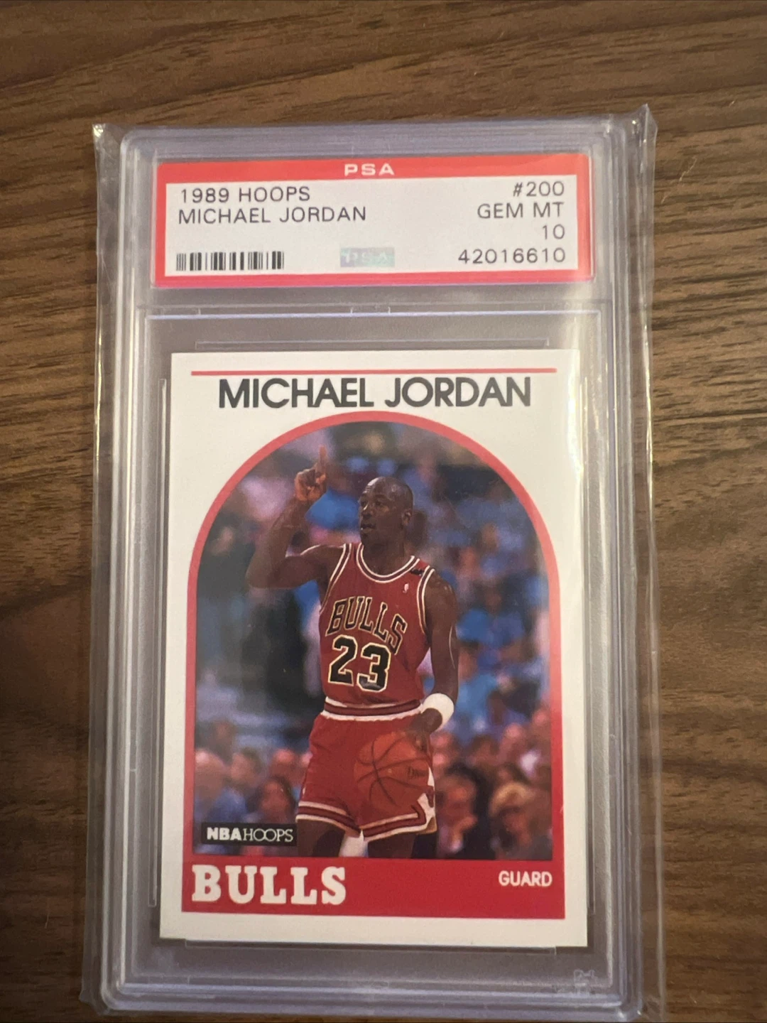 1989 Hoops Michael Jordan #200 PSA 10 Gem Mint Card